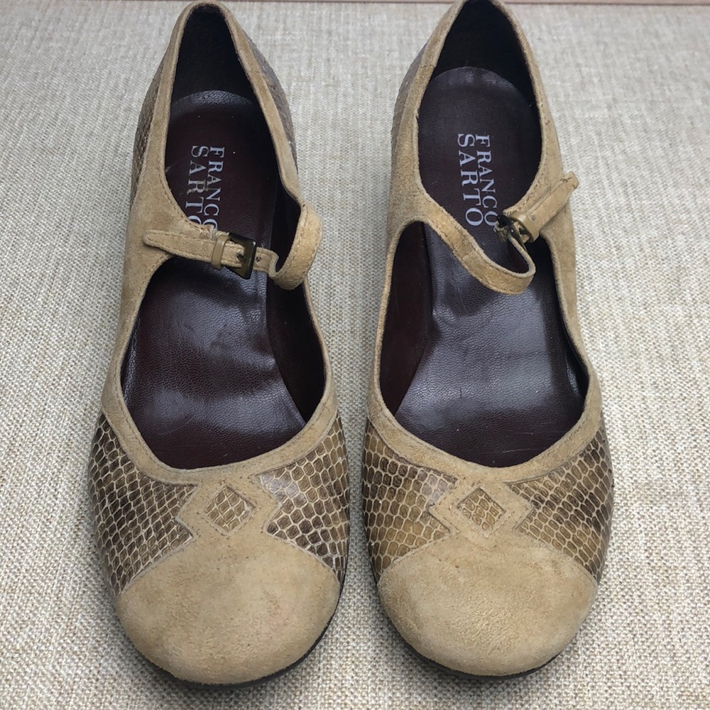 Franco Sarto Mary Jane Kitten Heel